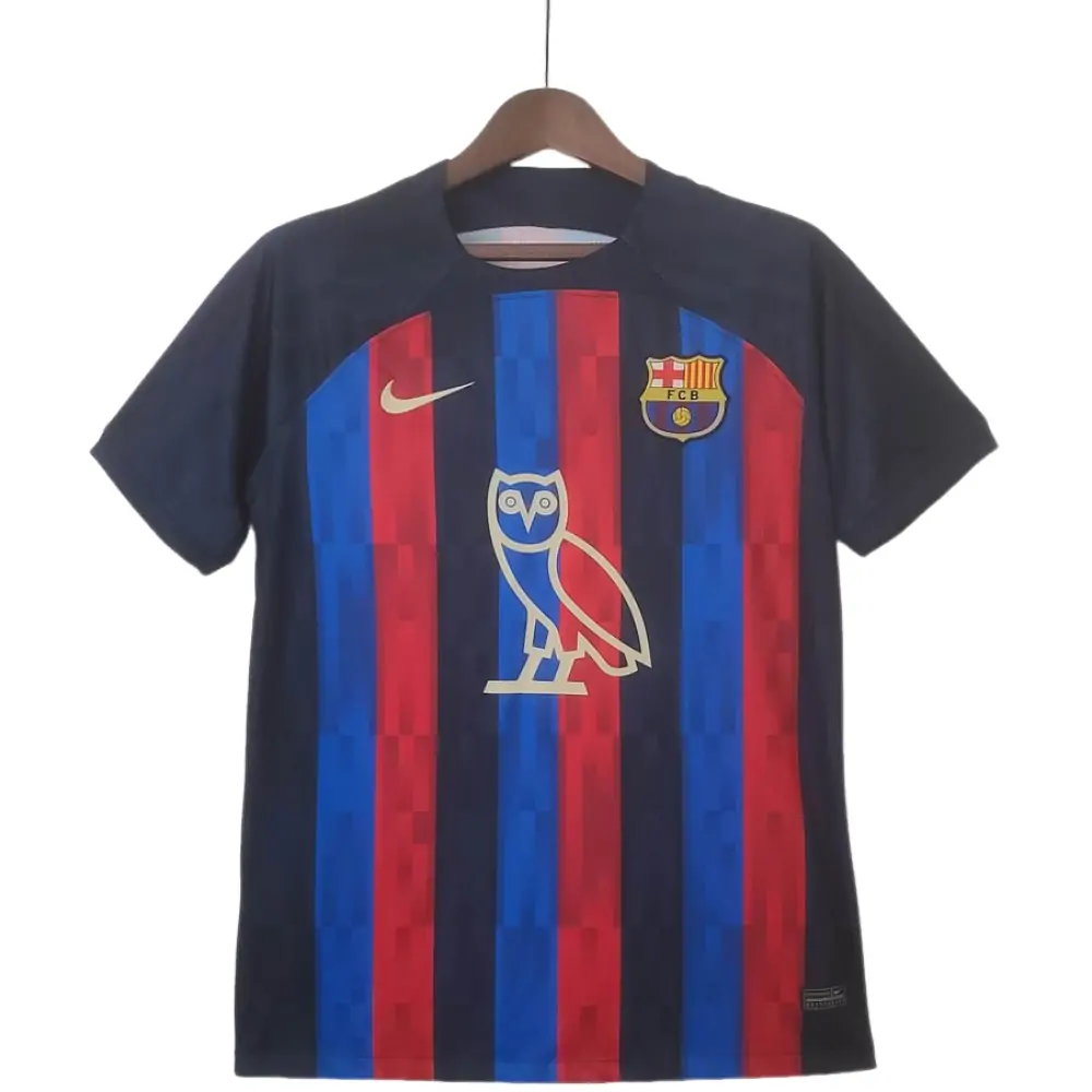 2022/2023 Barcelona Home Drake Model Football Shirt 1:1 Thai Quality - Fans