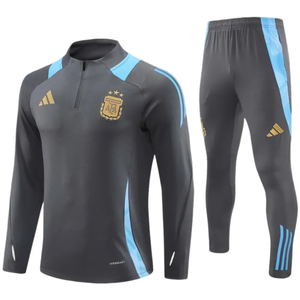 Argentina dark grey kids training uniform for the new season 2024-25