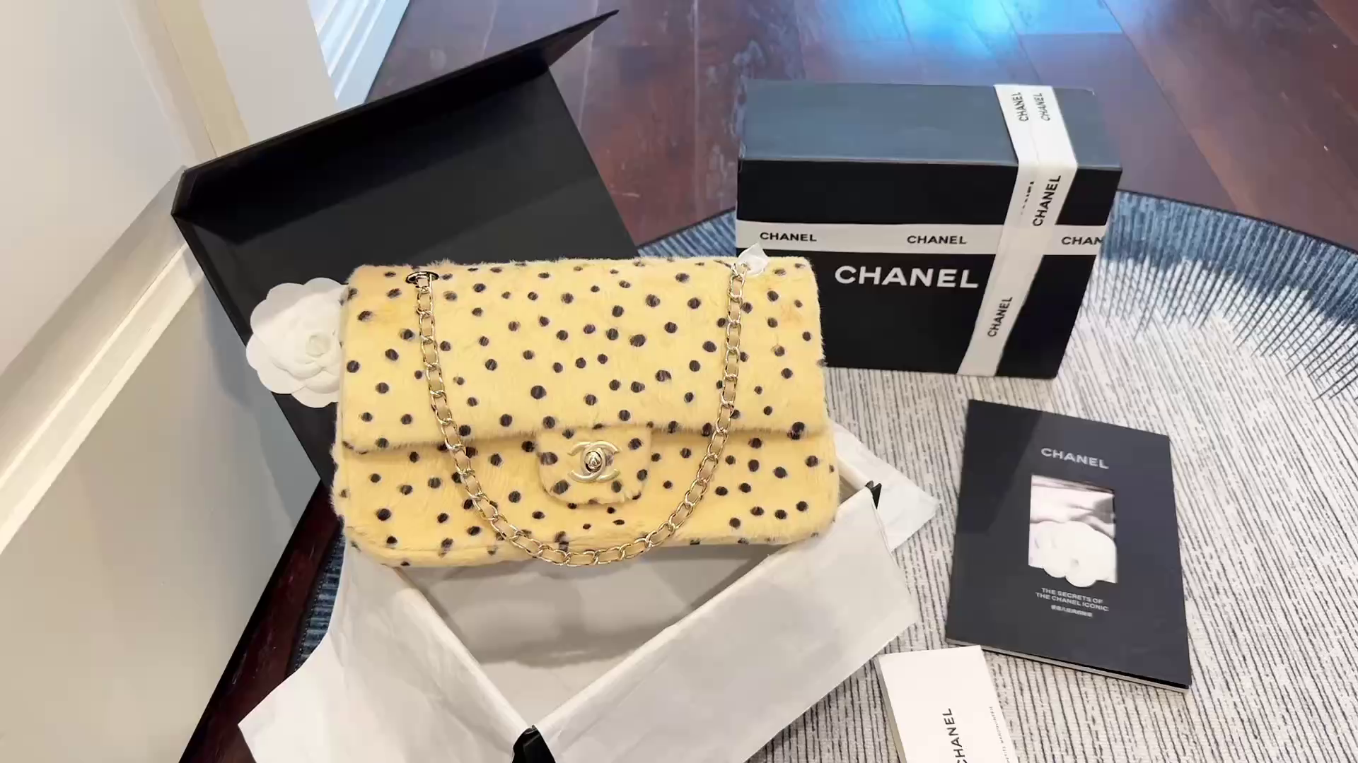 Chanel 26A CF 25 Fur Leopard