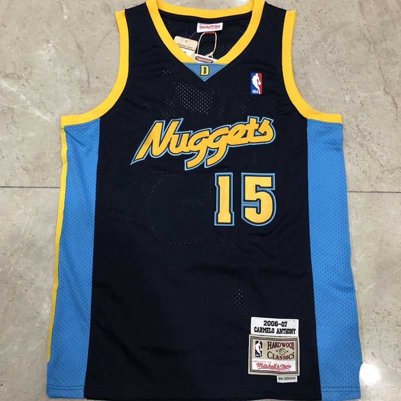 Carmelo Anthony Denver Nuggets 15 Black MN