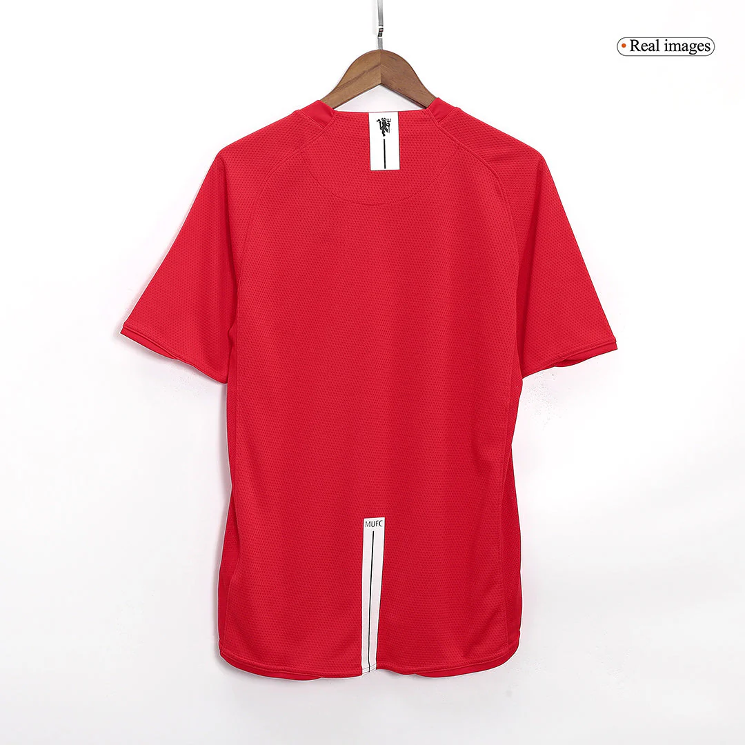 Manchester United 2007/08 Home Retro Soccer Jersey - UCL Final