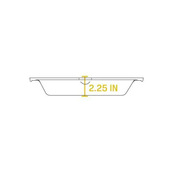 12 in. Cast Iron Skillet in Black with Dual Handles