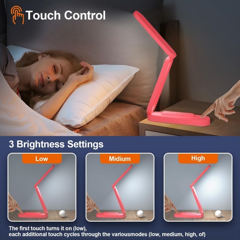 LED Desk Lamp for Office Home & Battery