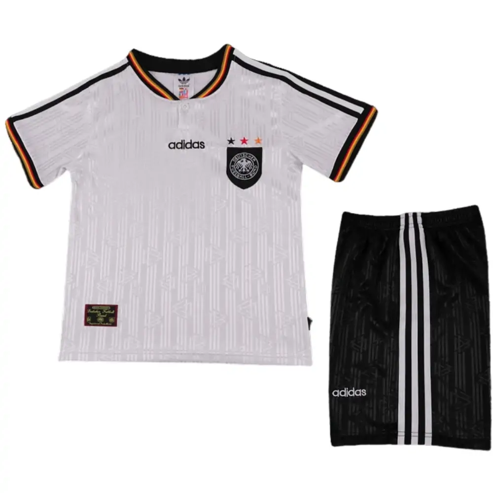 1996 Germany Home Retro Children's Jersey - Fans Edition