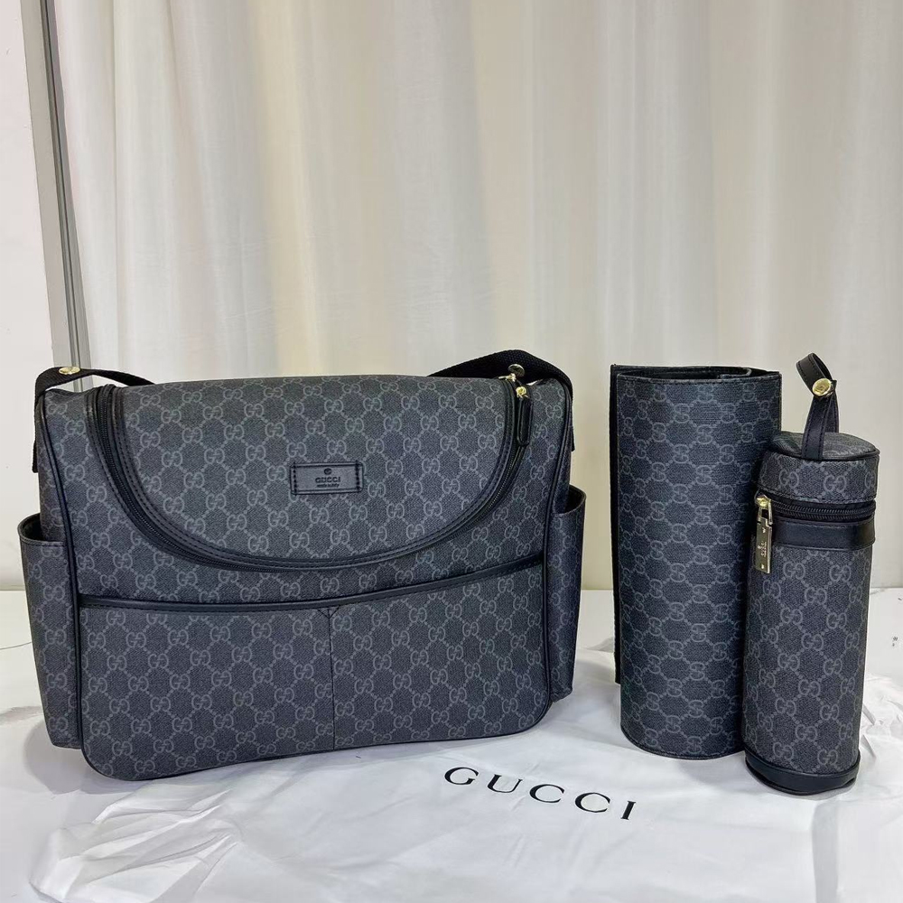 Gucci GG Supreme Large Diaper Bag