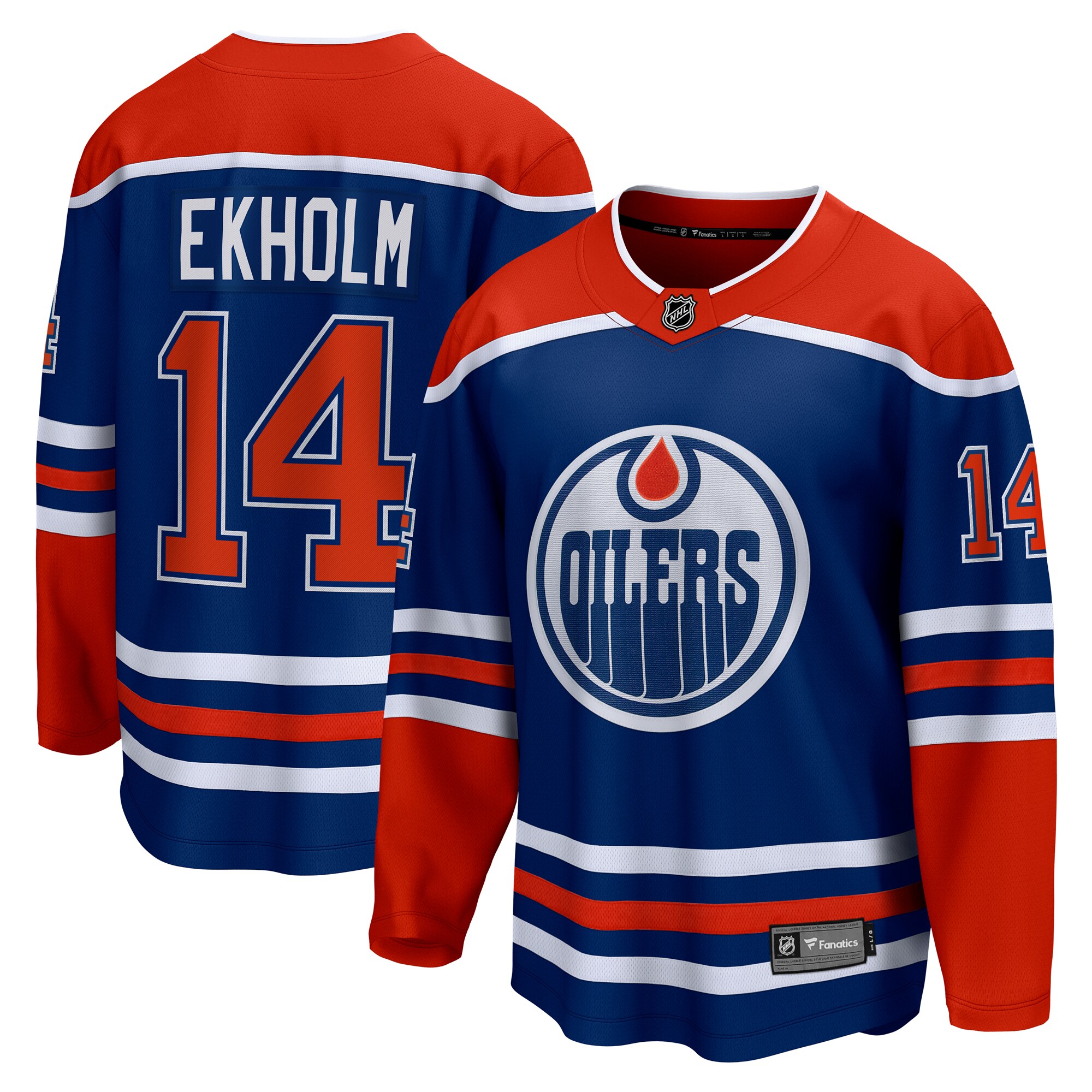 Mattias Ekholm Edmonton Oilers Fanatics Home Breakaway Jersey – Royal