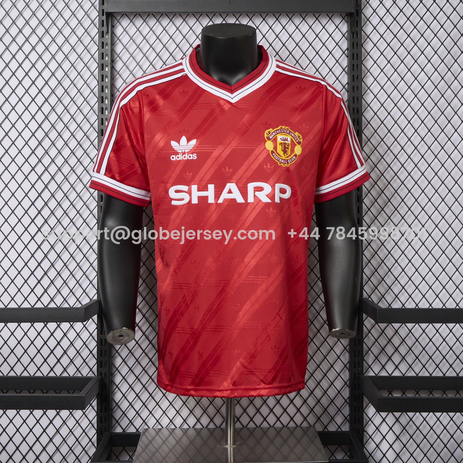 Retro Manchester United 1986-88 Home Remake Jersey - Player Version