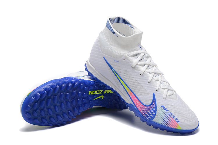 Assassin XV high-top fully knitted waterproof MD air cushion grass spike football shoes