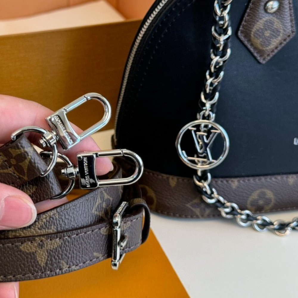 Louis Vuitton Alma BB Monogram Black 9.4 Inches