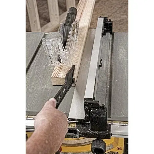 10-Inch Rolling Table Saw – 32.5-Inch Rip Capacity. 15-Amp Motor. Compact Worksite Design