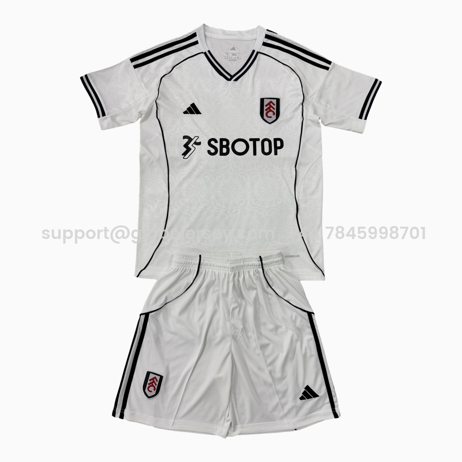 Fulham 25-26 Home Men's Adult Jersey Set - Fans Version