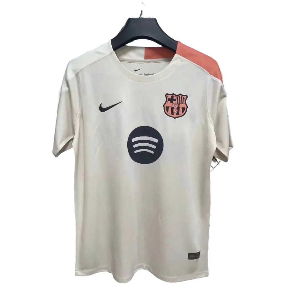 2025-26 Season - Barcelona Training Jersey Beige - Jersey - Fan Edition