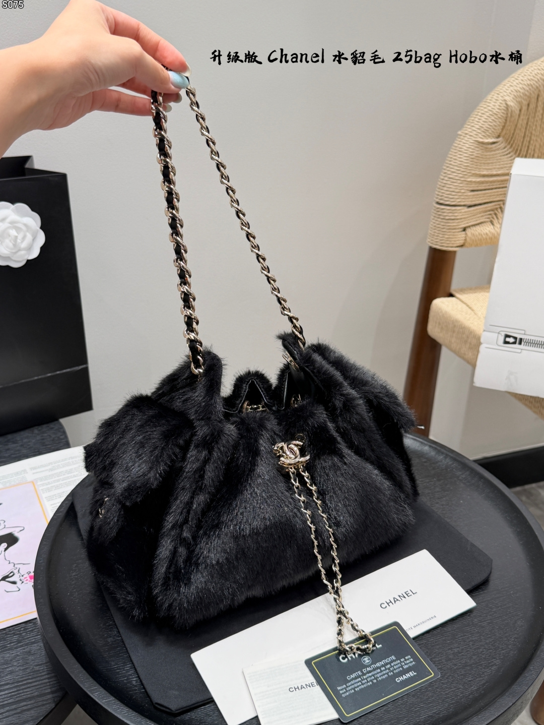 Chanel 25 Hobo Pony Hair Gold Hardware Leopard