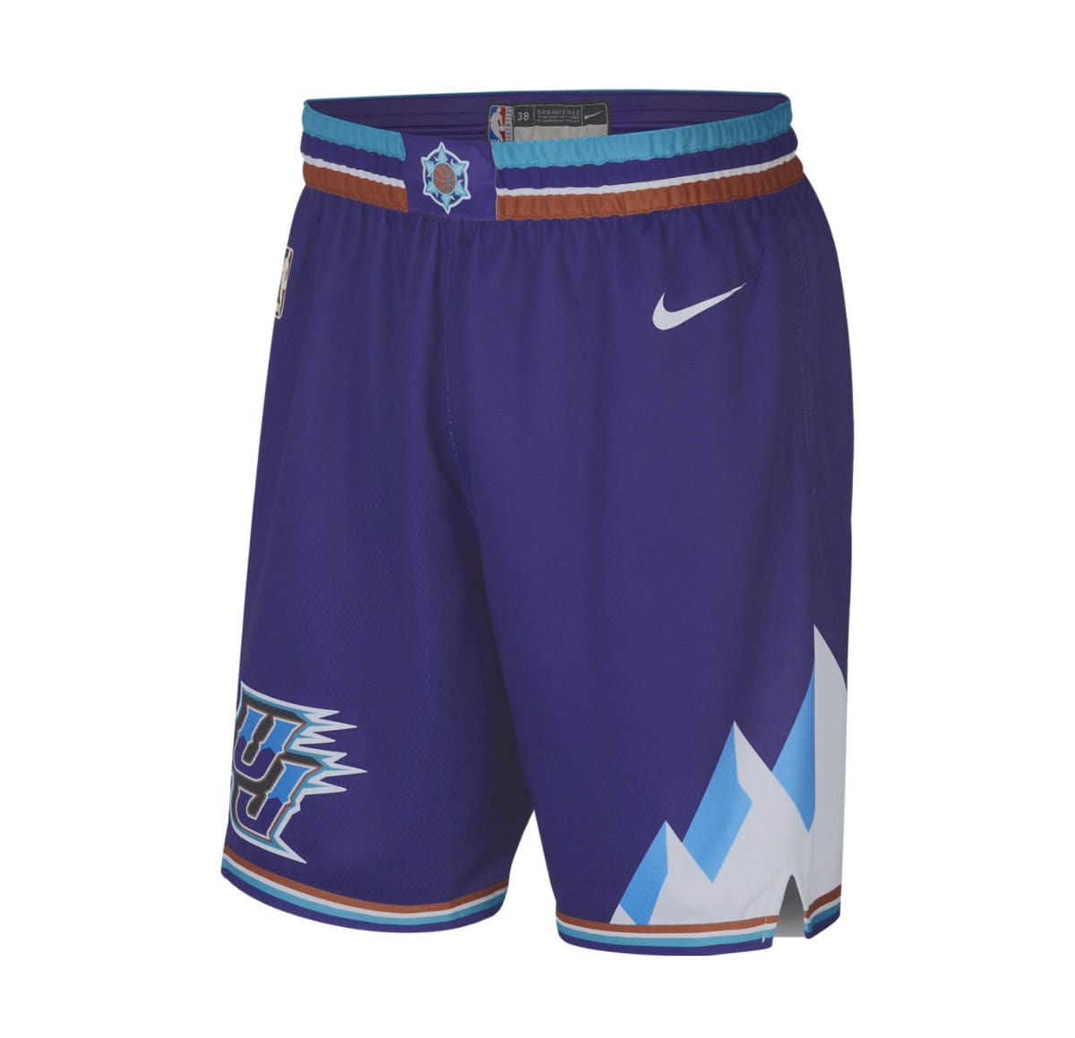 Utah Jazz Throwback Basketball Shorts