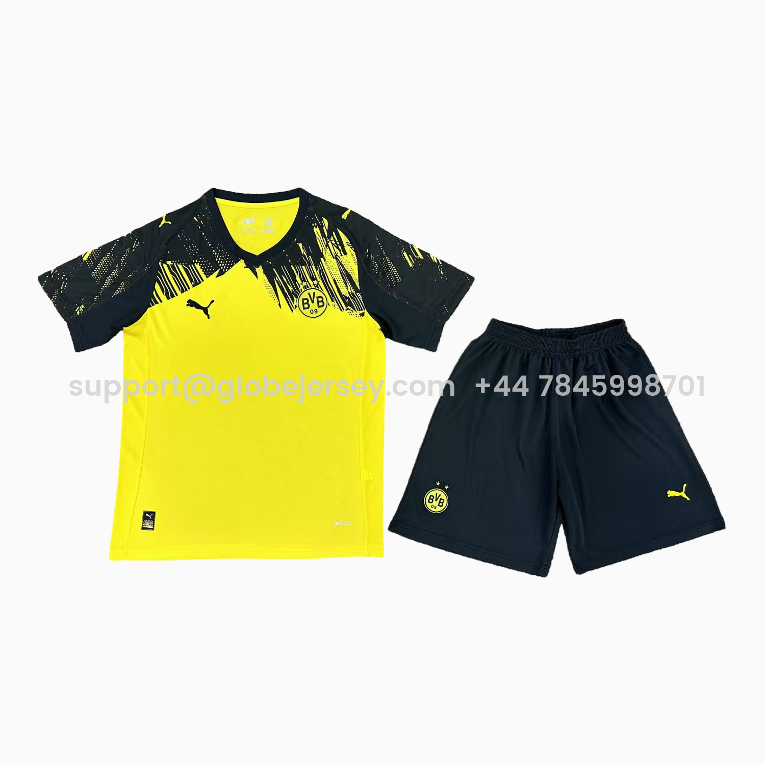 Dortmund 2025 Home Unsponsored Men's Adult Jersey Set - Fans Version