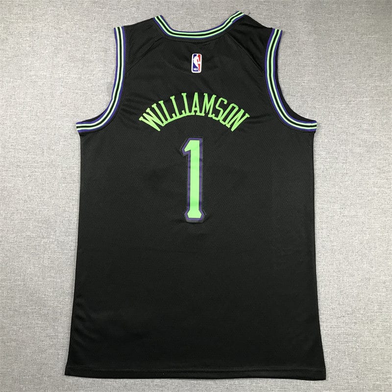 Men's jersey 2024 season Pelicans #1 Black City Edition WILLIAMSON