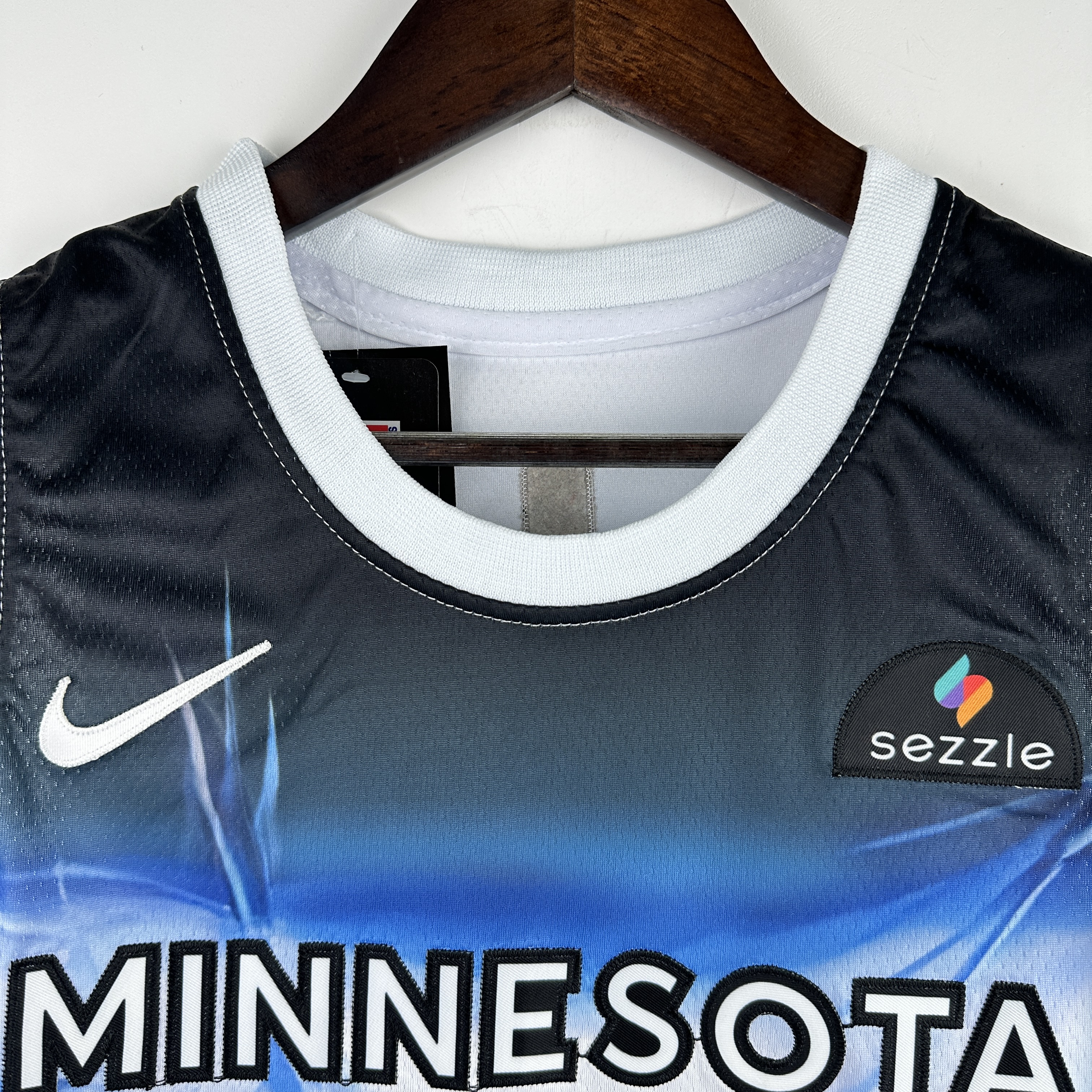 Embroidery 25th season Timberwolves City Edition No. 5 Edwards