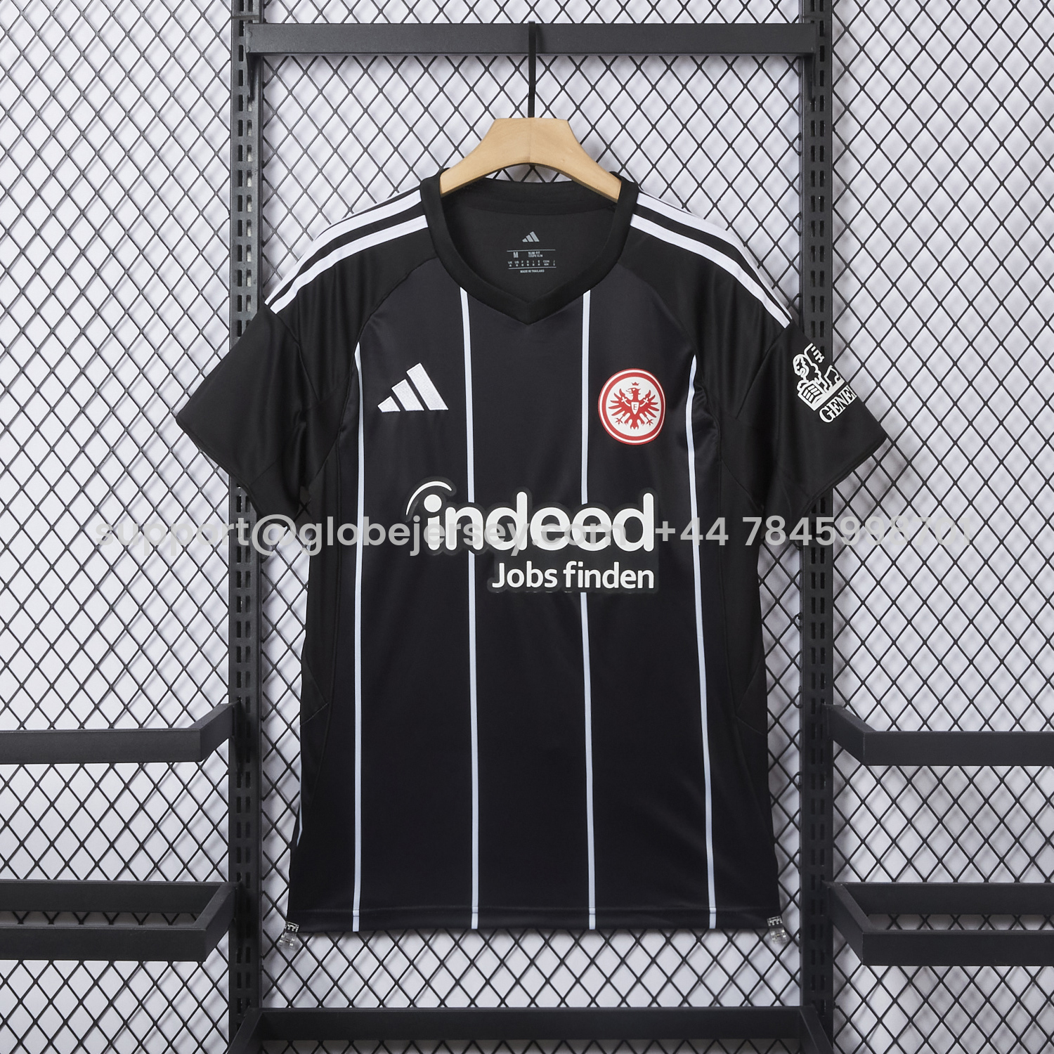 Frankfurt 25-26 European Home Black Jersey - Fans Version