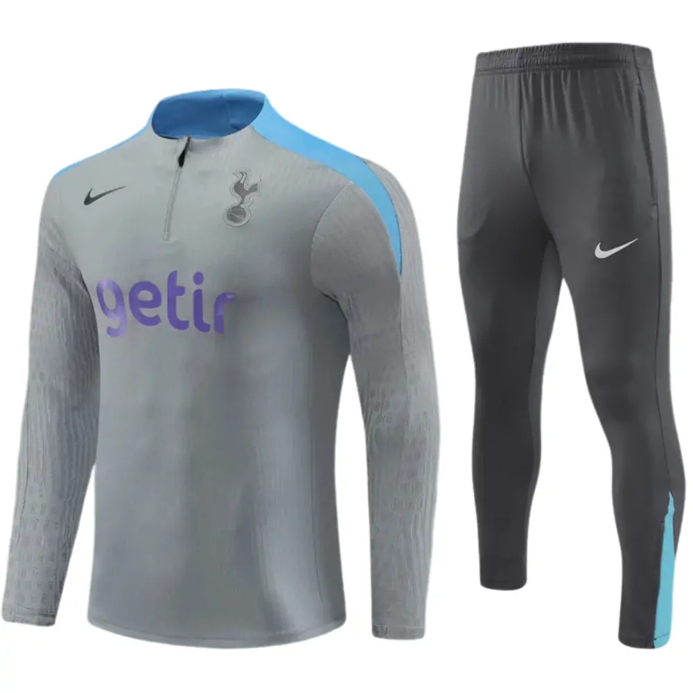 2025-26-New Season- Tottenham Hotspur Light Grey-Children's Training Jersey