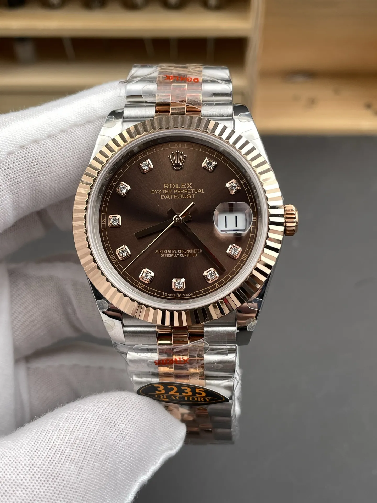 Rolex Datejust Two-Tone Rose Gold 41mm
