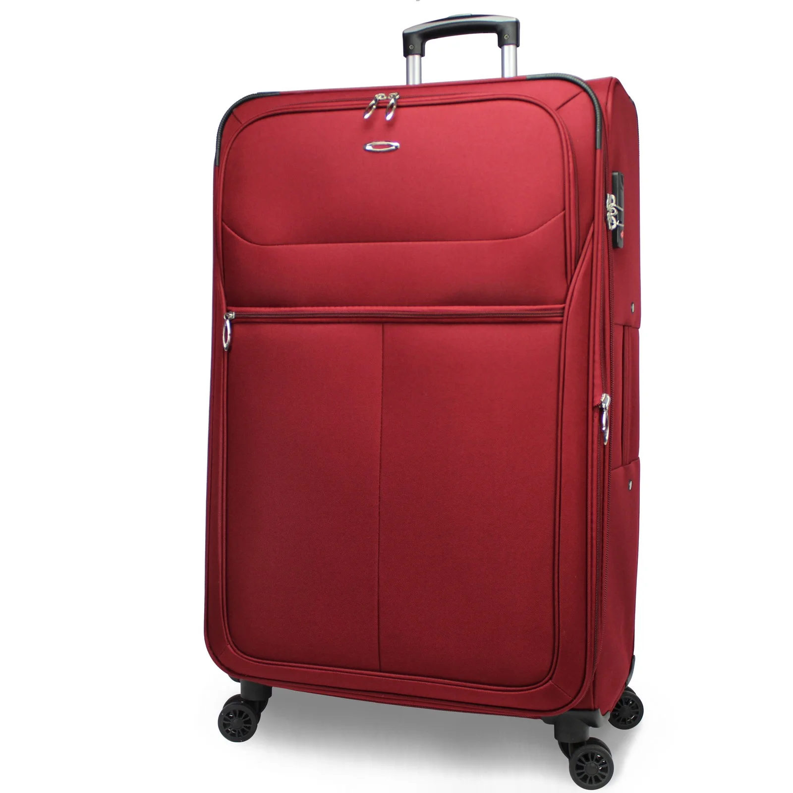 CalBags Kemyer Softside Lightweight 3-Piece Expandable Spinner Luggage Set - Black