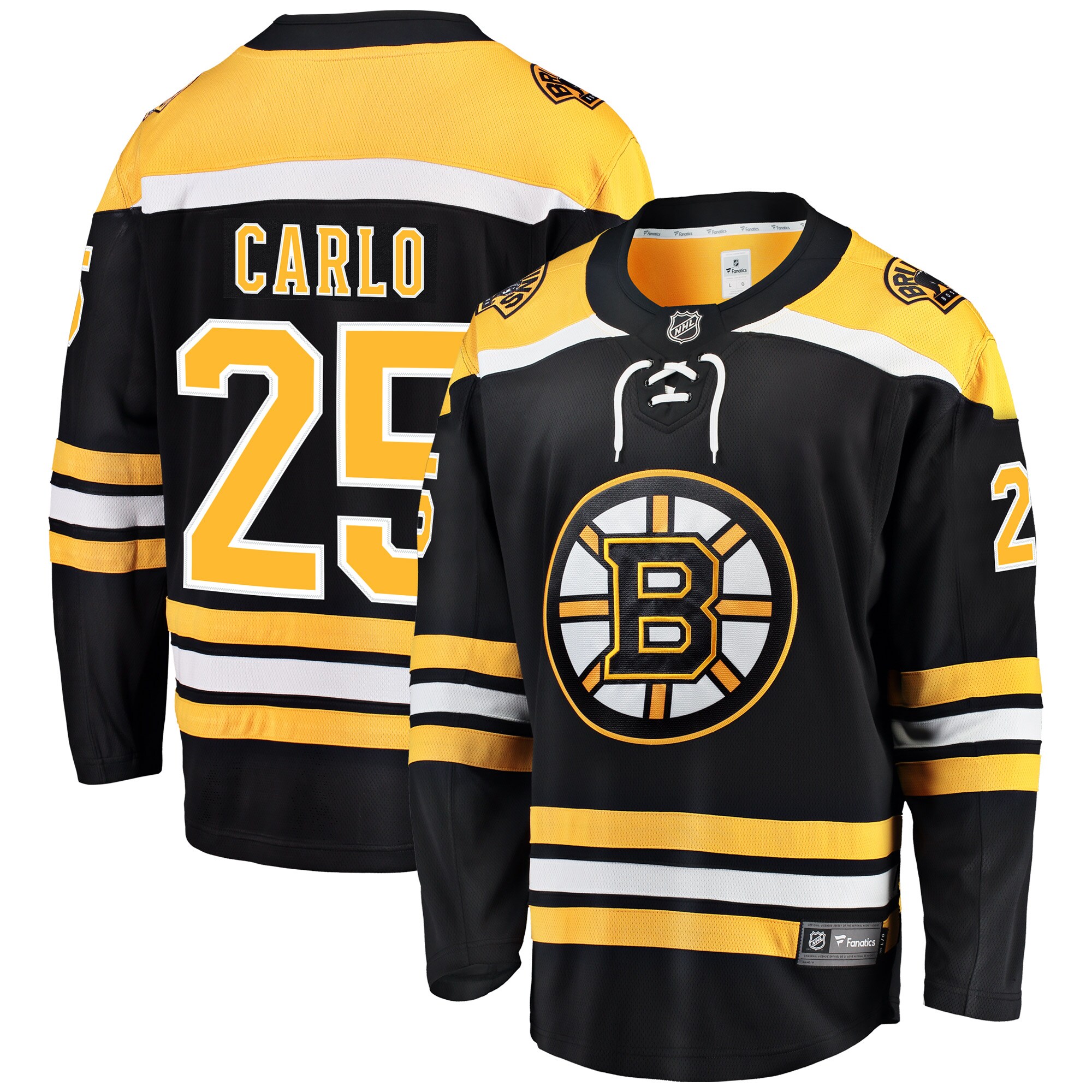 Brandon Carlo Boston Bruins Fanatics Home Breakaway  Jersey – Black