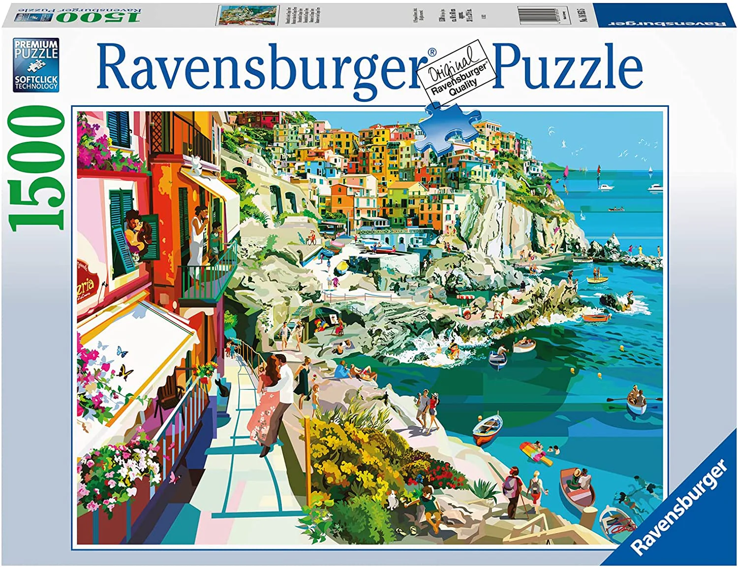 Romance in Cinque Terre – 1500 Piece Jigsaw Puzzle (Ravensburger)