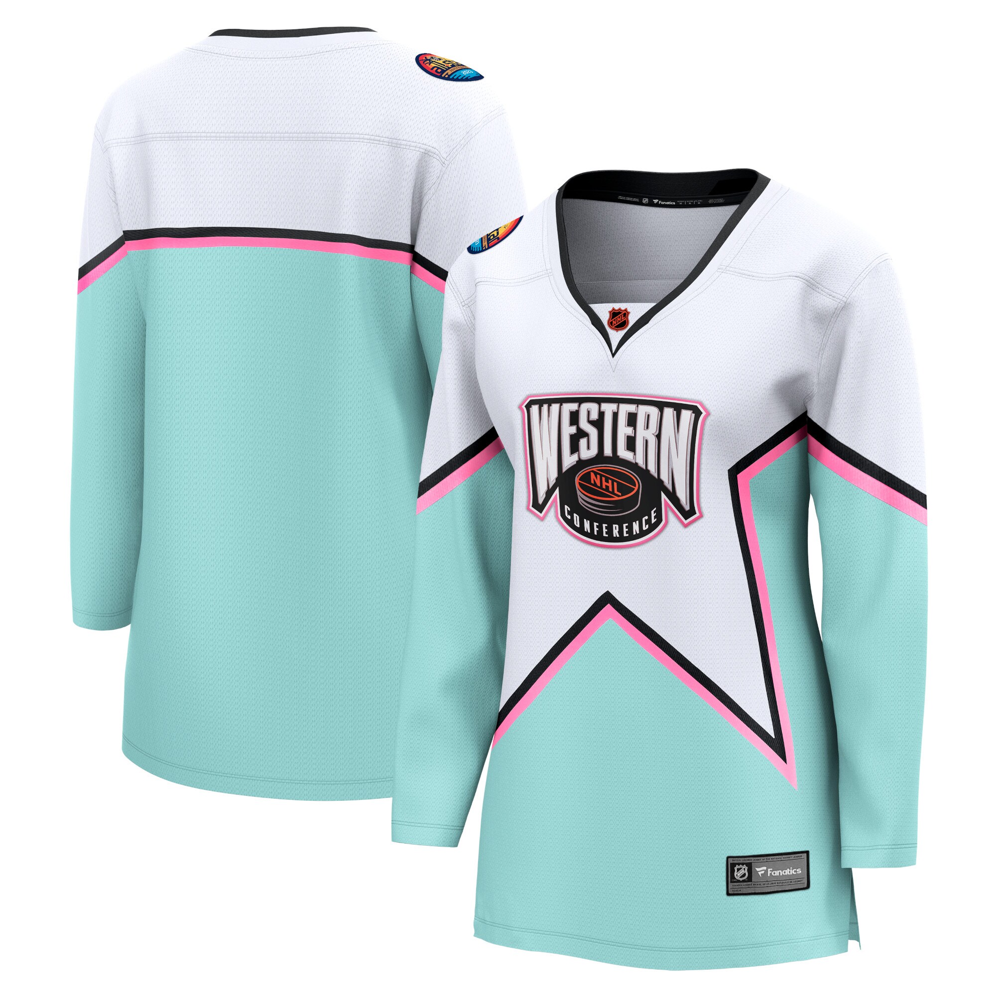 Fanatics Women’s NHL All-Star Game Western Conference Breakaway Jersey – White