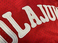 Houston Rockets  #34 Olajuwon Red MN