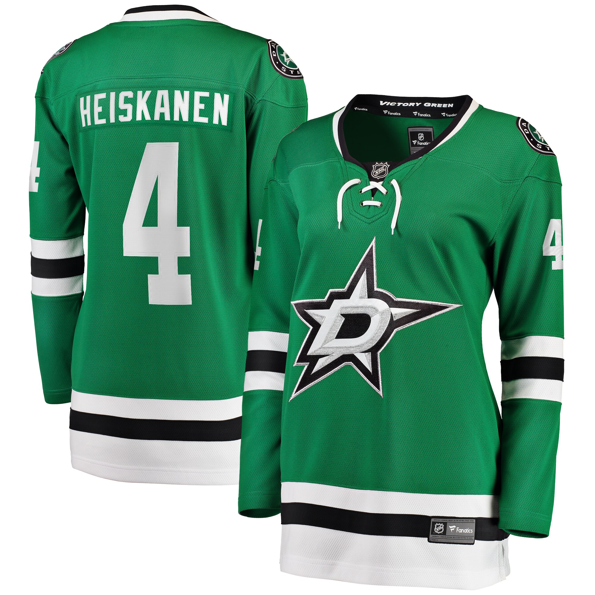 Miro Heiskanen Dallas Stars Fanatics Women’s Home Breakaway   Jersey – Kelly Green