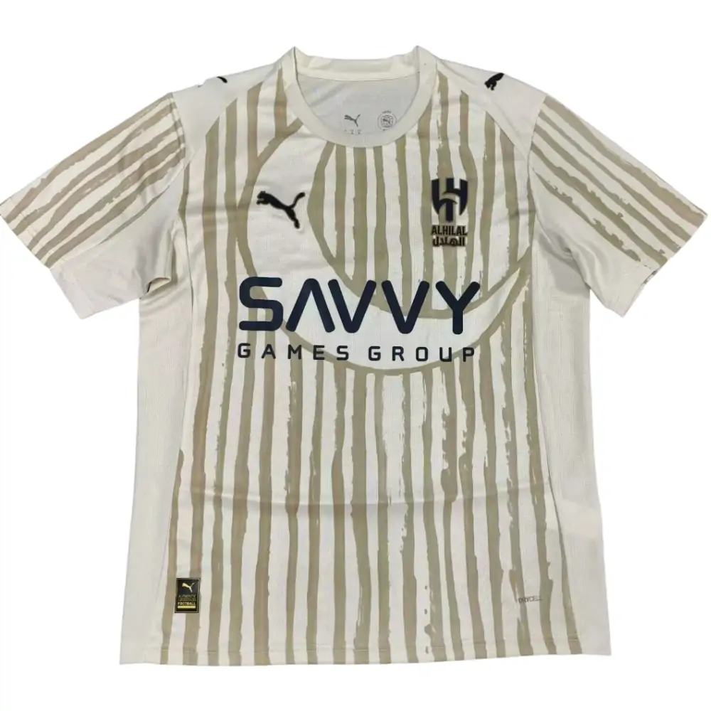 2025-26 Season - Al-Hilal Away White - Jersey - Fan Edition