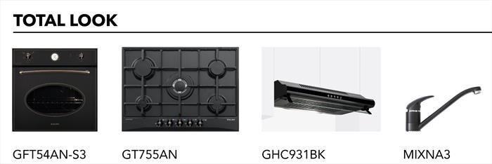 GLEM GAS - Lavello lneare LS286A 2 vasche-ANTRACITE