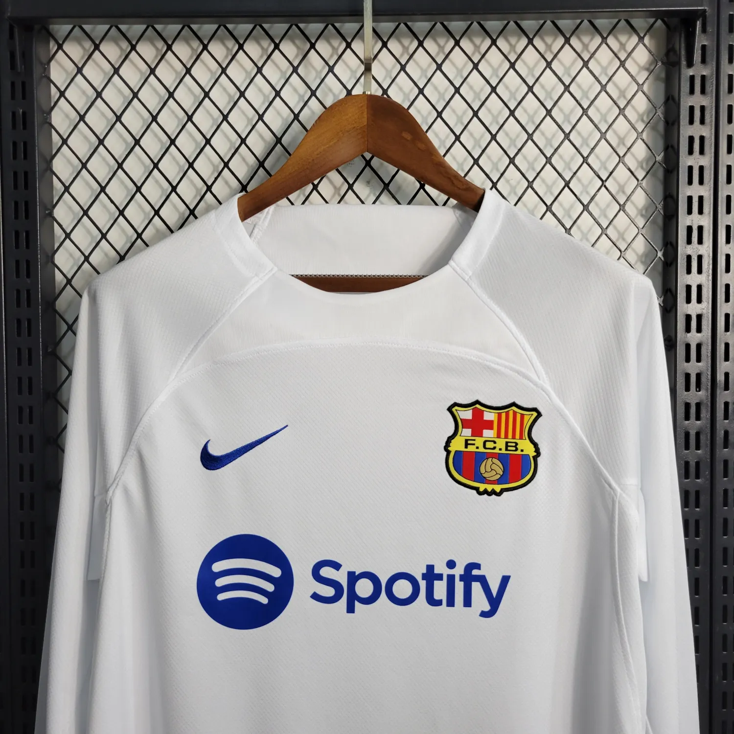 2023/24 Barcelona Away Fans Long Sleeve Jersey