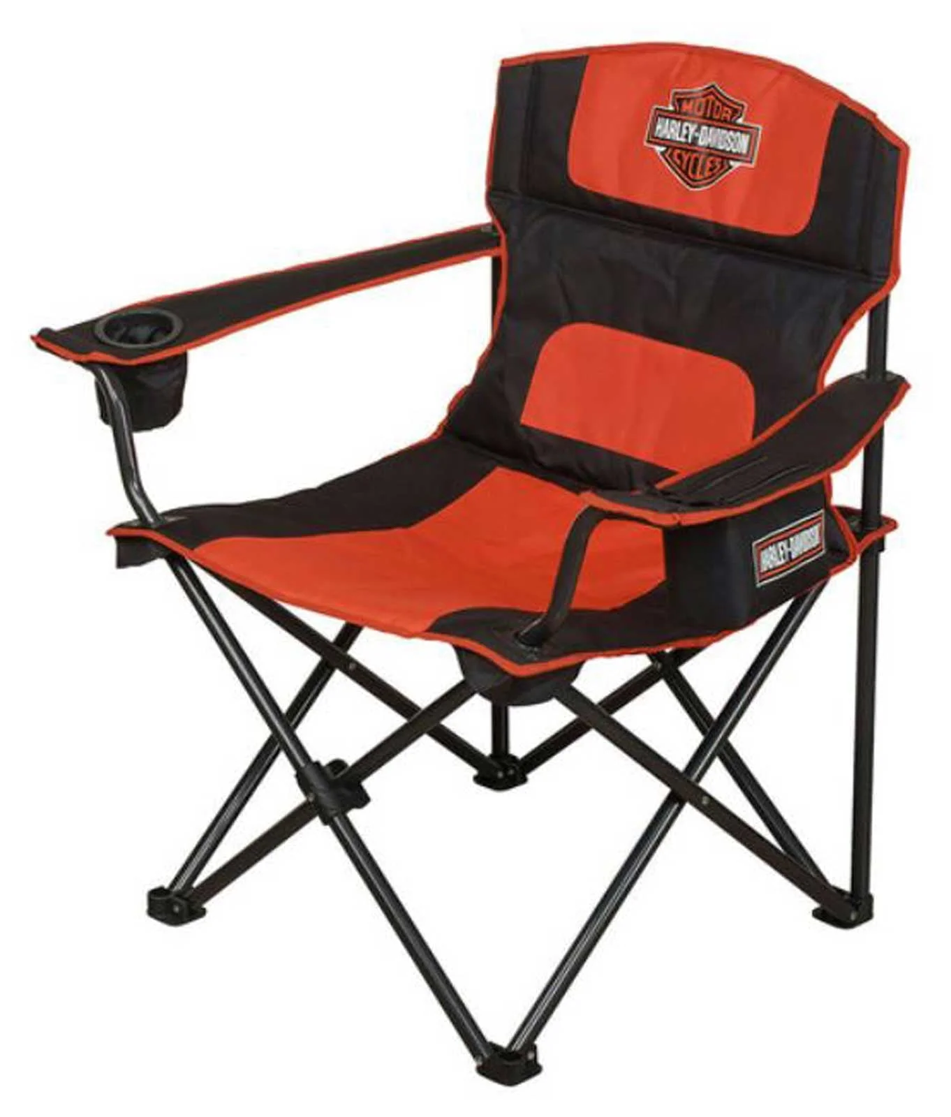 Harley-Davidson Bar & Shield Deluxe Folding Chairs w/ Bags SET of 2 Chairs, Harley Davidson