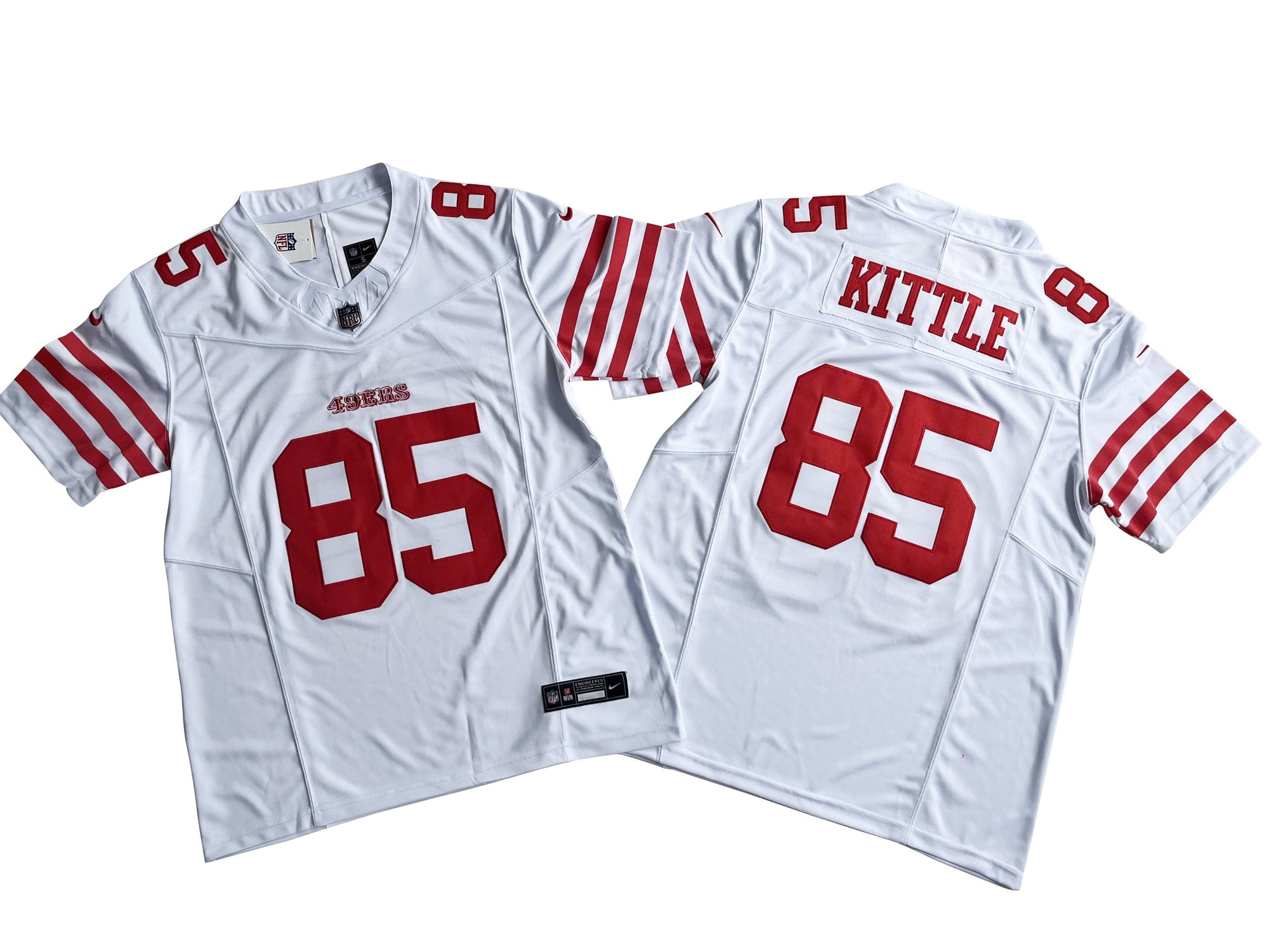 San Francisco 49ers 85# George Kittle Nike Vapor F.U.S.E. Limited Jersey