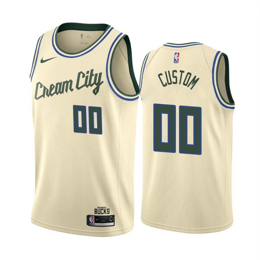 Custom Milwaukee Bucks City Edition Jersey