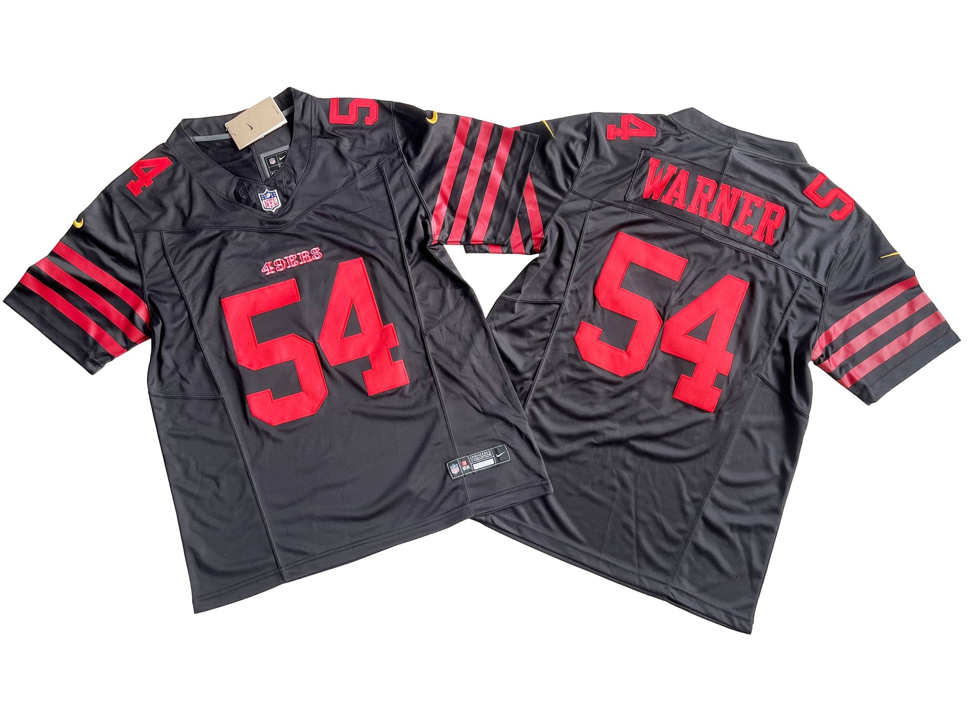 San Francisco 49ers 54# Fred Warner Nike Vapor F.U.S.E. Limited Jersey