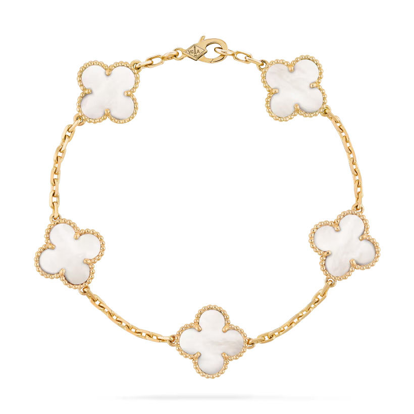 Vintage Alhambra bracelet, 5 motifs