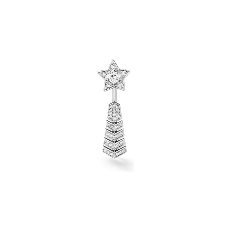 Comete Chevron single earring