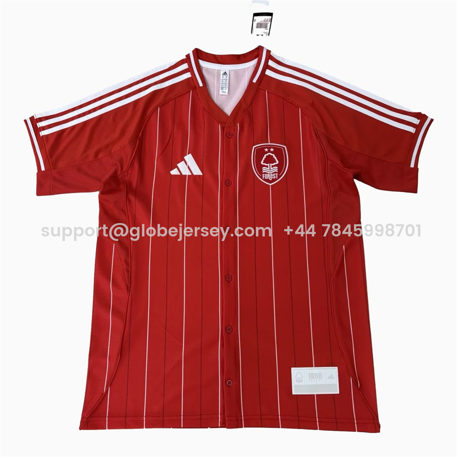 Nottingham Forest 25-26 Red Baseball Jersey