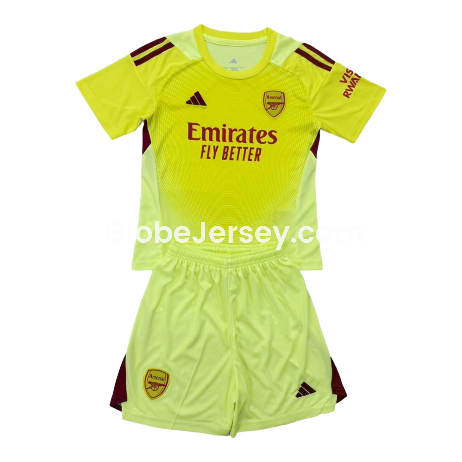 Arsenal 25-26 Light Yellow Goalkeeper Kids Kit