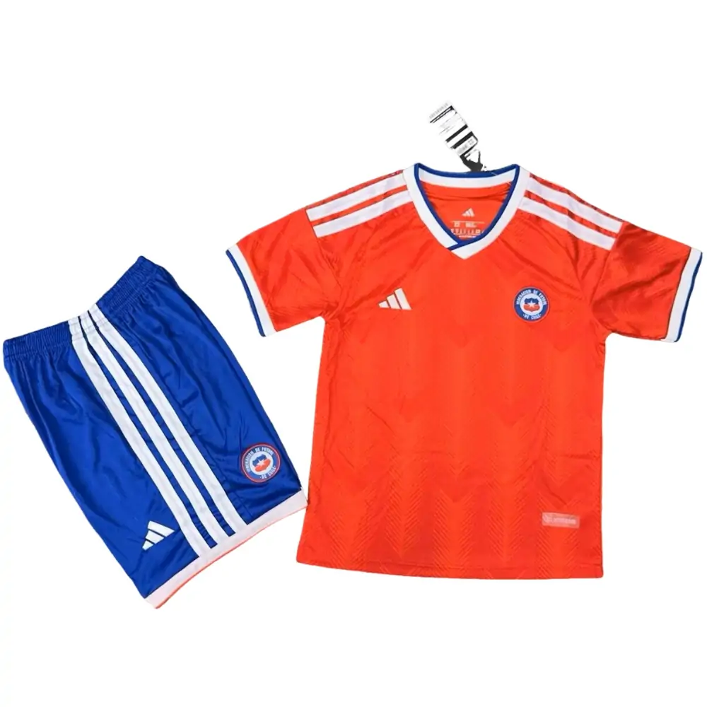 2026-27 Chile Home Jersey Children's Set - Fans Edition