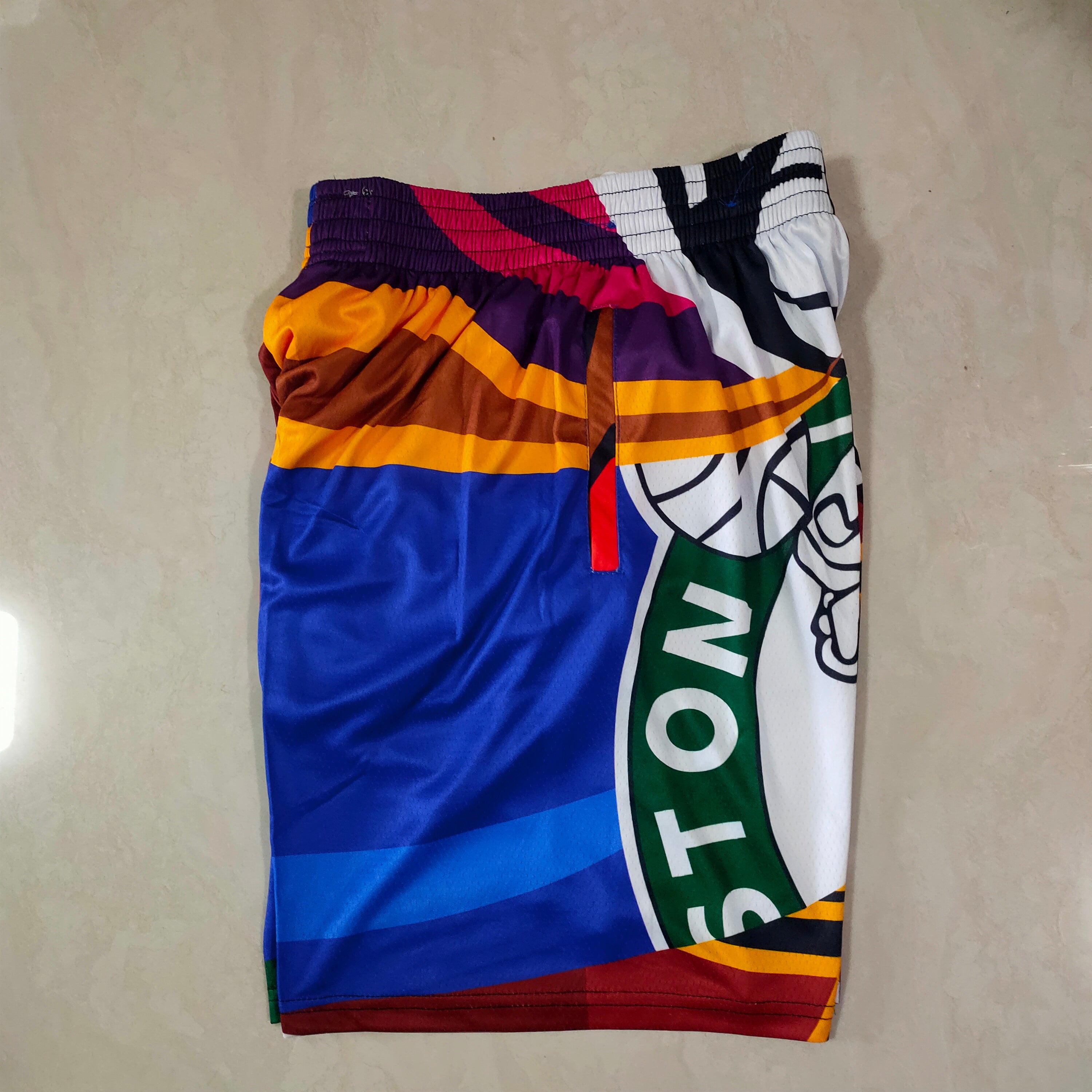Boston Celtics mitchell&ness purple pocket pants