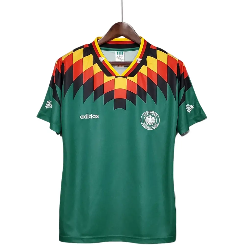 1994 Retro Soccer Jersey Germany Away-Fans