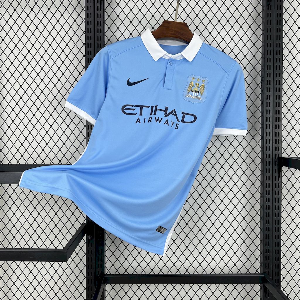 Retro Manchester City 2015-16 Home Jersey