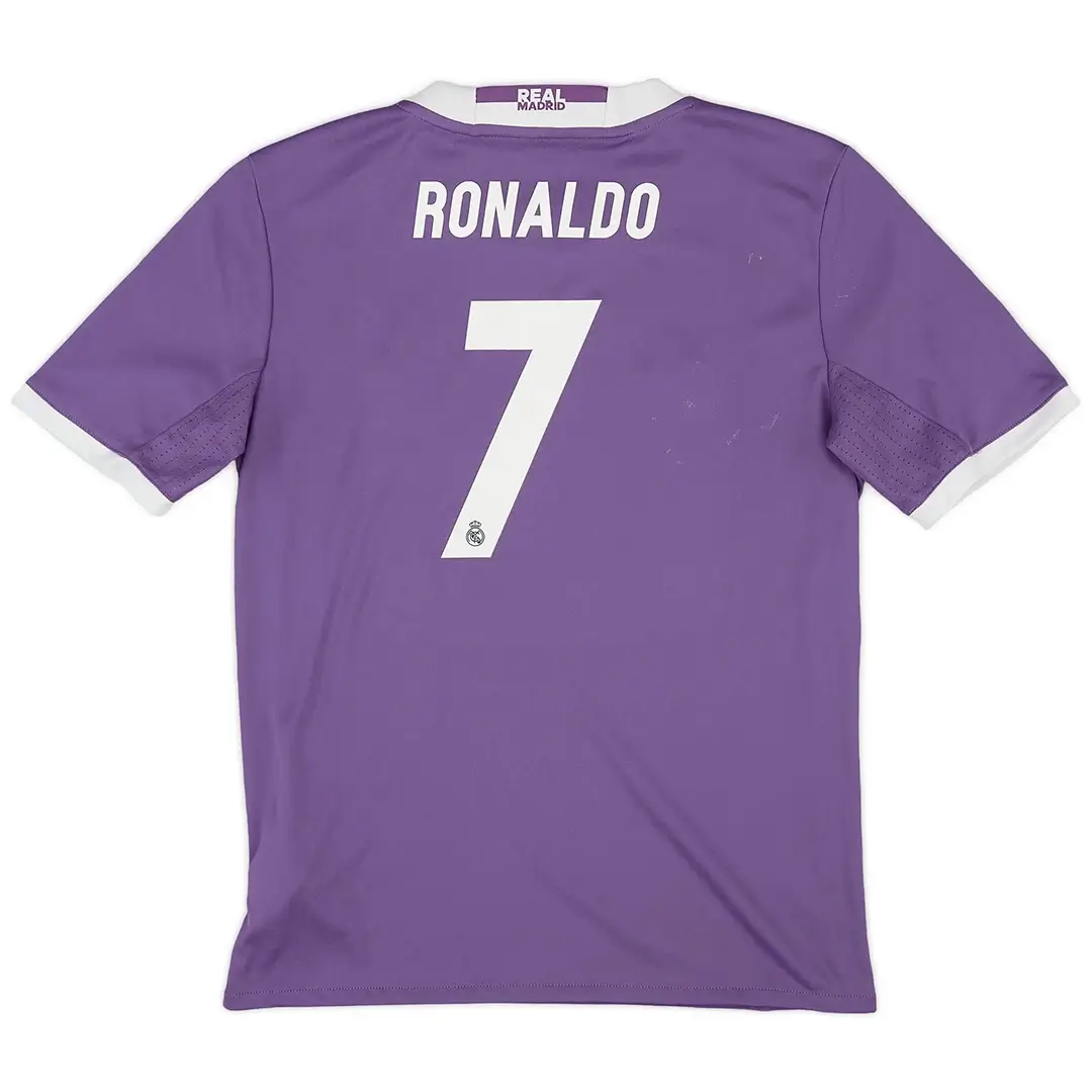 Ronaldo #7 Real Madrid 2016/17 Away Retro Jersey