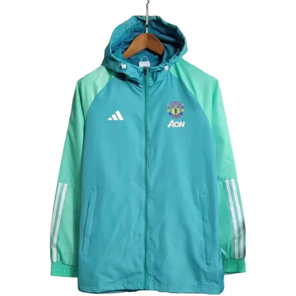 2023/2024 Manchester United Windbreaker Light green Edge