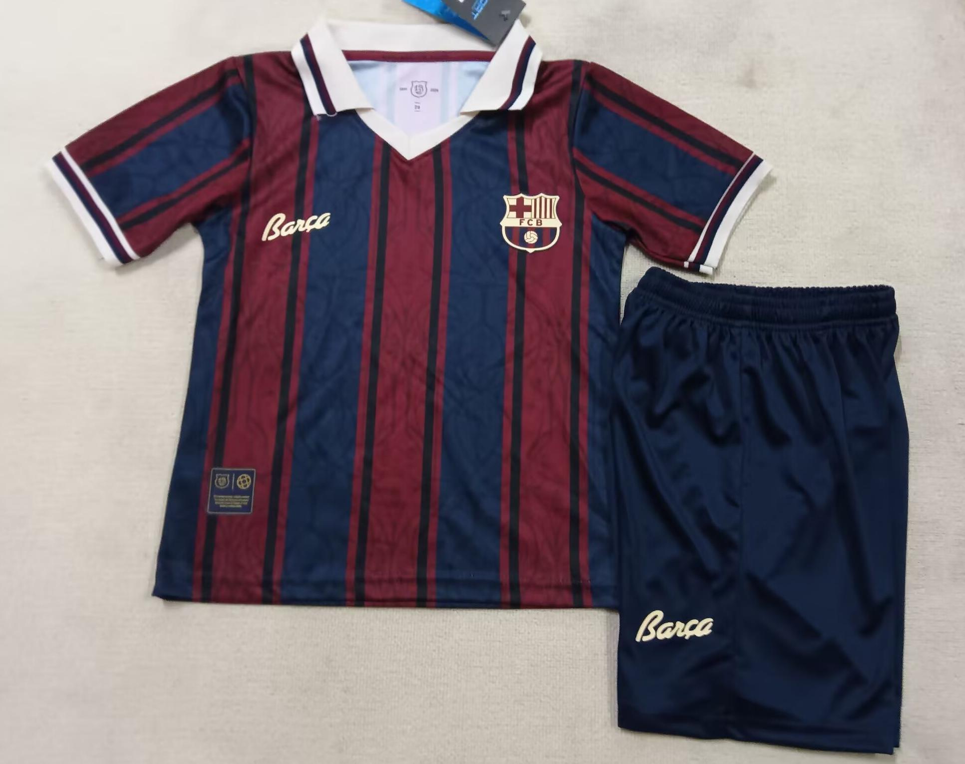 2025/2026 Kids Size Barcelona Special Edition Football Shirt 1:1 Thai Quality