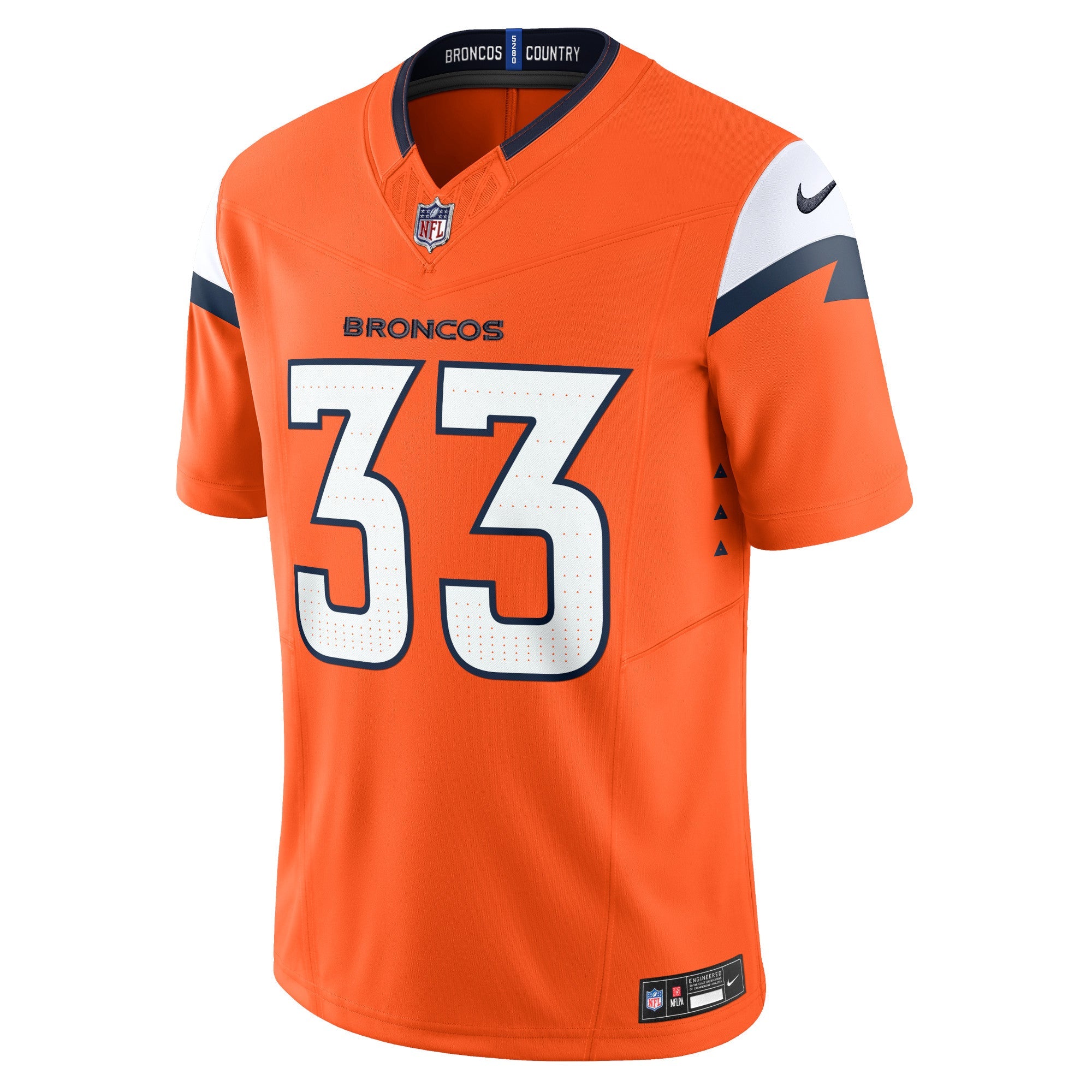 Javonte Williams Denver Broncos Nike Mile High Collection Vapor F.U.S.E. Limited Jersey - Orange