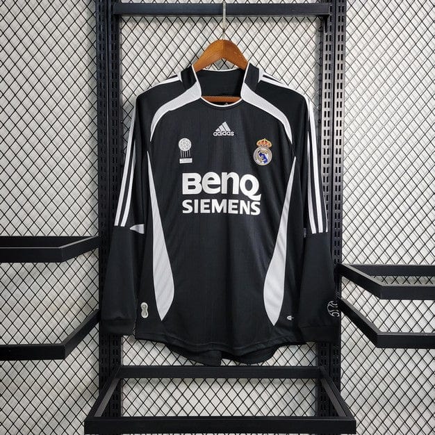 2006/2007 Retro Long Sleeve Real Madrid Away Football Shirt